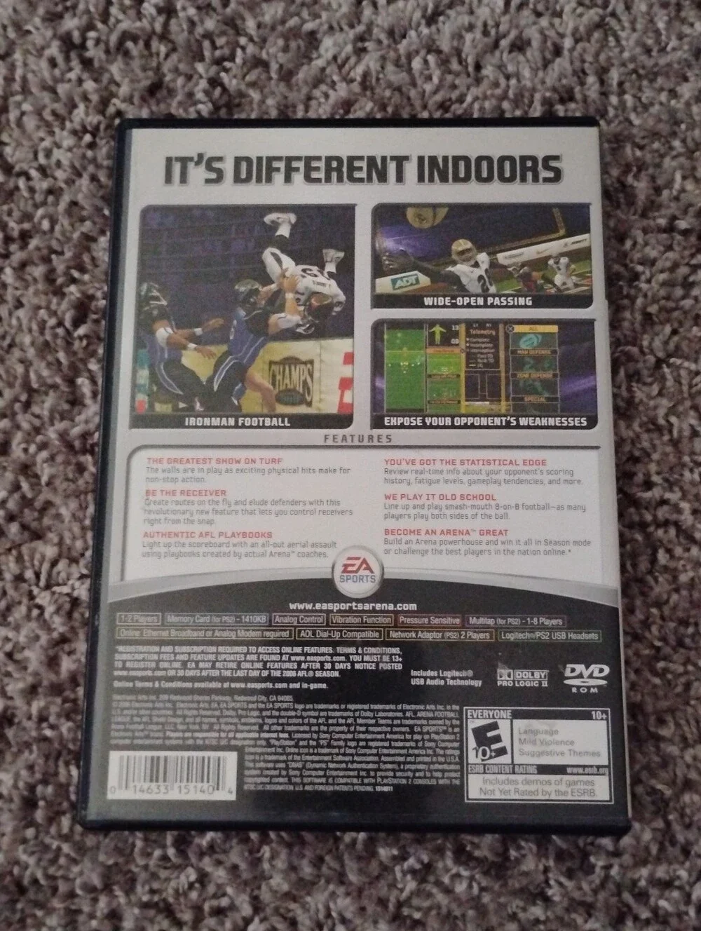 Arena Football (PlayStation 2) – CIB Complete In Box